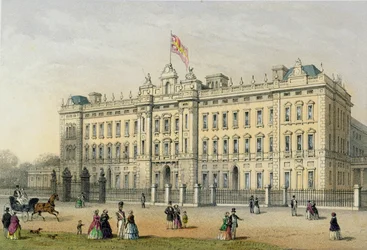 Palais de Buckingham, gravé par Bachelier, pub. 1854