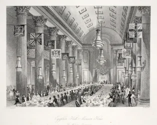 Salle égyptienne, Mansion House, de 