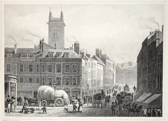 Pont de Holborn, église de Saint Andrew, etc., de 