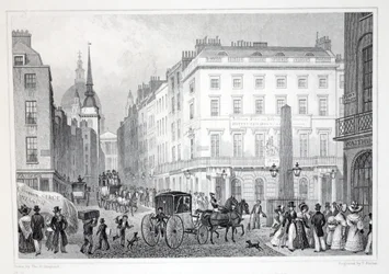 Ludgate Hill, depuis Fleet Street, de 