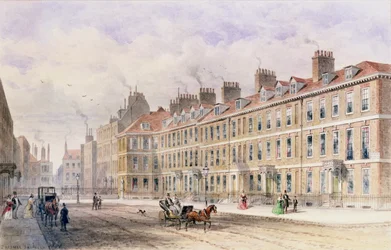Côté sud de Queen Square, 1851