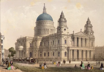 Cathédrale Saint-Paul depuis le nord-ouest
