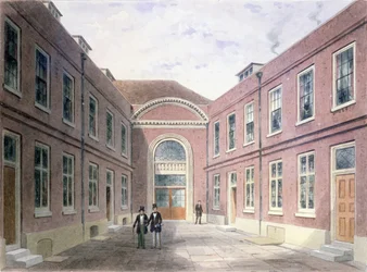 La Cour intérieure de Girdlers Hall Basinghall Street, 1853
