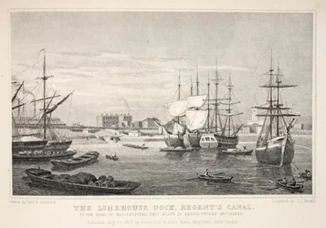 Le quai de Limehouse, canal du Régent, de 