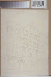 Vue des vieilles maisons de Chancery Lane, 1853