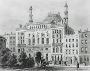 Vue du Panopticon royal des sciences et des arts, 1825
