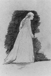 Femme debout, vers 1881-82