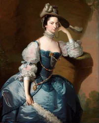 Portrait de Margaret, Lady Oxenden, vers 1755 (huile sur toile)