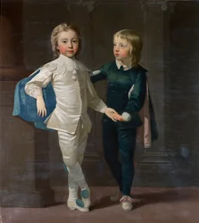 Sir Edward Hulse, 3e baronnet, et son frère Samuel Hulse, vers 1758