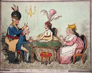 Le Coup Étrange, ou Nunkee Gagnant les Honneurs, publié par Hannah Humphrey en 1796