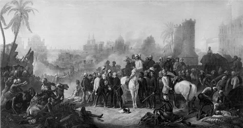 Le secours de Lucknow, et la rencontre triomphale de Havelock, Outram et Sir Colin Campbell, de 