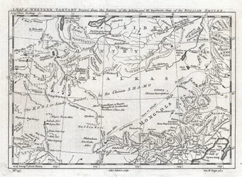 Carte de la Tartarie occidentale dressée d