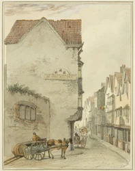 Rue de derrière, vue vers le sud