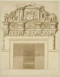 Cheminée datée de 1729, au 139 Redcliffe Street