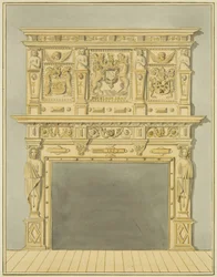 Cheminée dans la maison à côté de St James