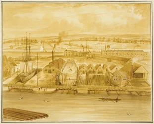 Nouveau quai de Hilhouse vu de Mardyke