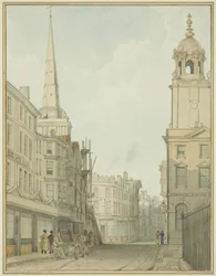 Partie de Corn Street et Wine Street