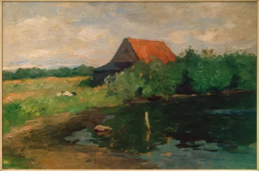 Maison au toit rouge