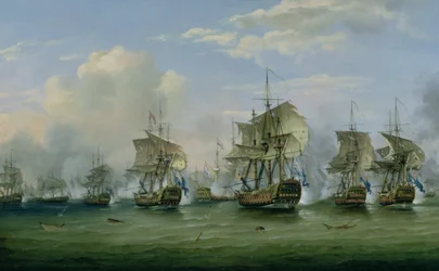 La bataille du banc de Dogger, 1781