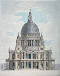 Façade ouest de la cathédrale Saint-Paul, Londres