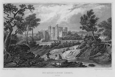 Abbaye de Buckfastleigh, Devon (gravure)