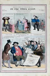 Feuille mensuelle de caricatures no.75. Ou le miroir