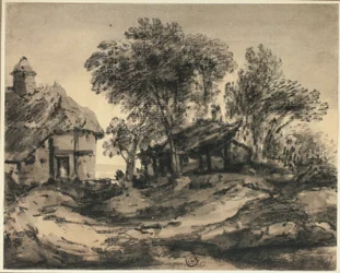 Cabanes près de la mer