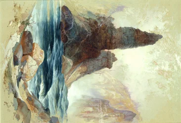 Au-dessus des chutes de la tour, Yellowstone, 1872