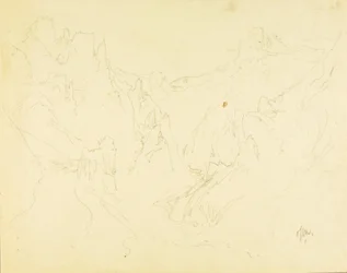 Croquis de terrain du Rocky Canyon