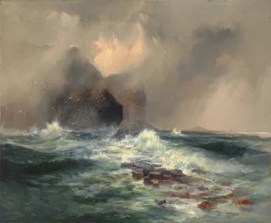 La grotte de Fingal, île de Staffa, Écosse 1884