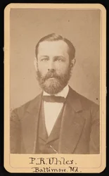 Portrait de Philip Reese Uhler 1835-1913, vers 1860