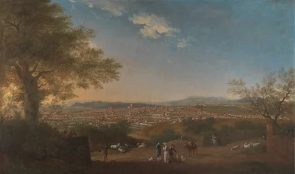 Une vue panoramique de Florence depuis Bellosguardo