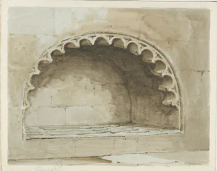 Église de Penkridge - Monument dans le mur sud