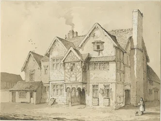 Vieilles maisons à Crabbery Lane