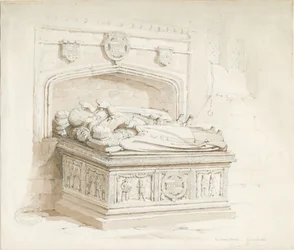 Église de Stowe - Tombeau de table [de Sir Walter Devereux]