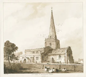 Église de Wolstanton : gravure, nd [?XIXe siècle]