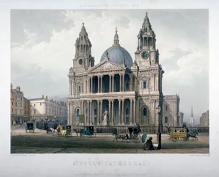 Cathédrale Saint-Paul, Cité de Londres, 1851