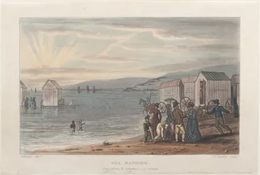 Bain de mer, de Poetical Sketches of Scarborough, 1813