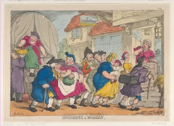 Un désastre lamentable, ou la perruque de Miss Fubby Fatarmin a pris feu, 12 septembre..., 12 septembre 1813