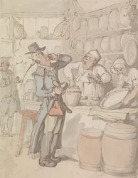 Un homme qui achète du tabac à priser