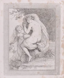 Une nymphe se séchant