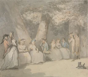 Une scène dans un parc