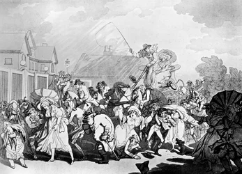 Une rafale soudaine à Hyde Park, vers 1791