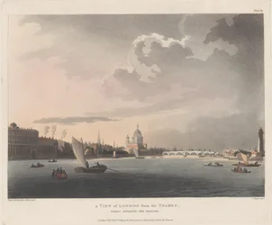 Vue de Londres depuis la Tamise