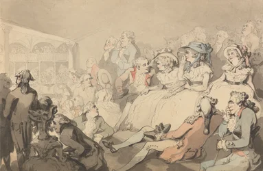 Un public assistant à une pièce de théâtre au théâtre de Drury Lane