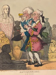 Antiquaires à la grecque, pub. 1805