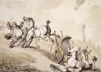 Chasse au ballon près de la folie de Lady James