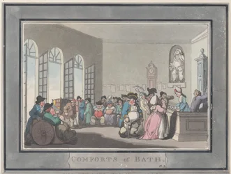 Les conforts de Bath, Planche 3, 6 janvier 1798