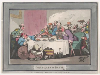Les Conforts de Bath, Planche 9, 6 janvier 1798