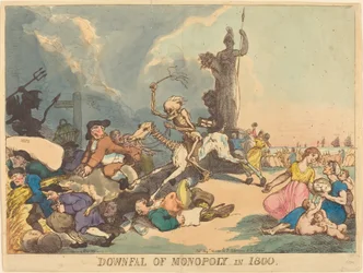 Chute du monopole en 1800